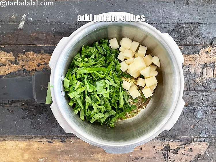 Step 17 – Do not make very big potato cubes. Cut them&nbsp;into small sized cubes to enjoy the …