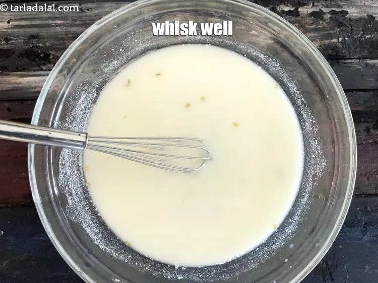Step 20 – Whisk well.