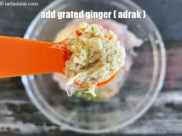 Step 10 – Add&nbsp;<meta charset="UTF-8" />1 tsp&nbsp;<a href="glossary-grated-ginger-943i">grated ginger (adrak)</a>.