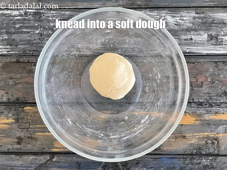 Step 19 – Knead into a soft dough.