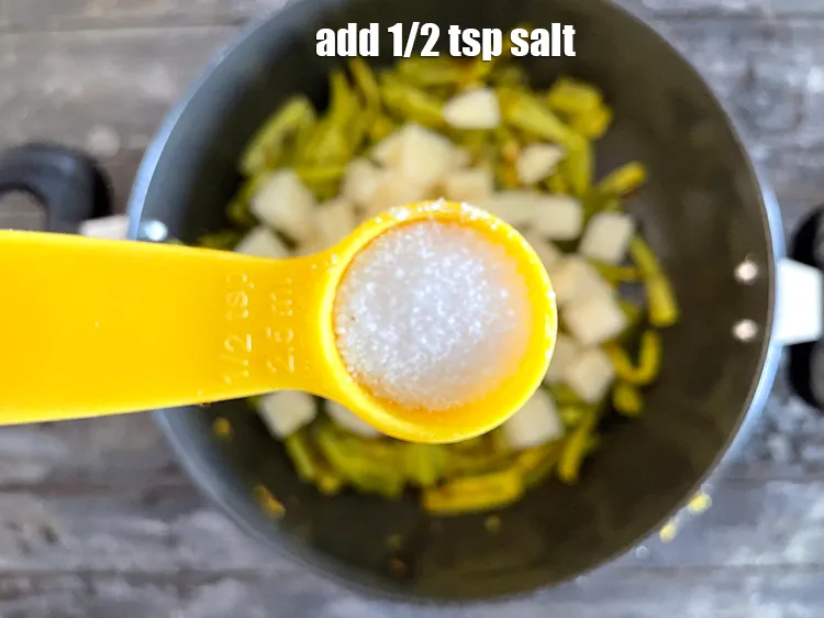 Step 21 – Add salt to taste. We added 1/2 tsp salt.