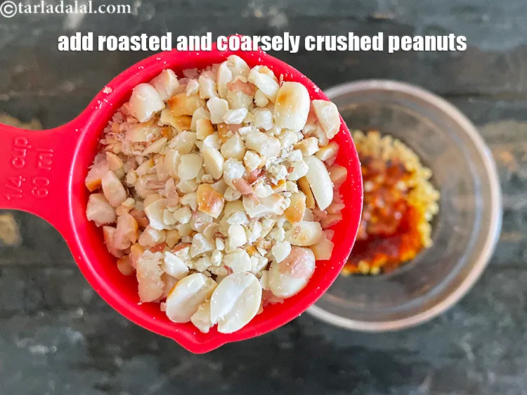 Step 30 – <meta charset="UTF-8" /> Add&nbsp;1/4 cup&nbsp;roasted and coarsely&nbsp;<a href="glossary-crushed-raw-peanuts-917i">crushed peanuts</a>. Thai food uses a lot of …