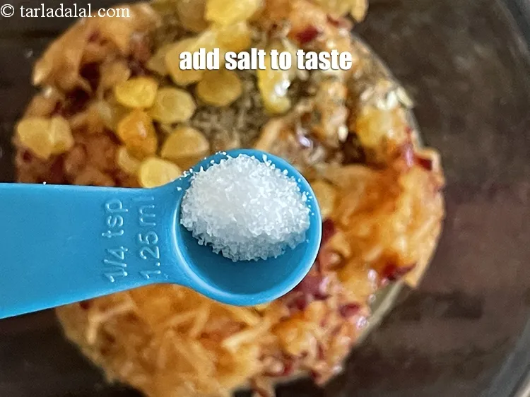 Step 19 – <strong>Add&nbsp;<meta charset="UTF-8" />1/8 tsp&nbsp;salt&nbsp;for those with high blood pressure.</strong> Otherwise add salt to taste. You …