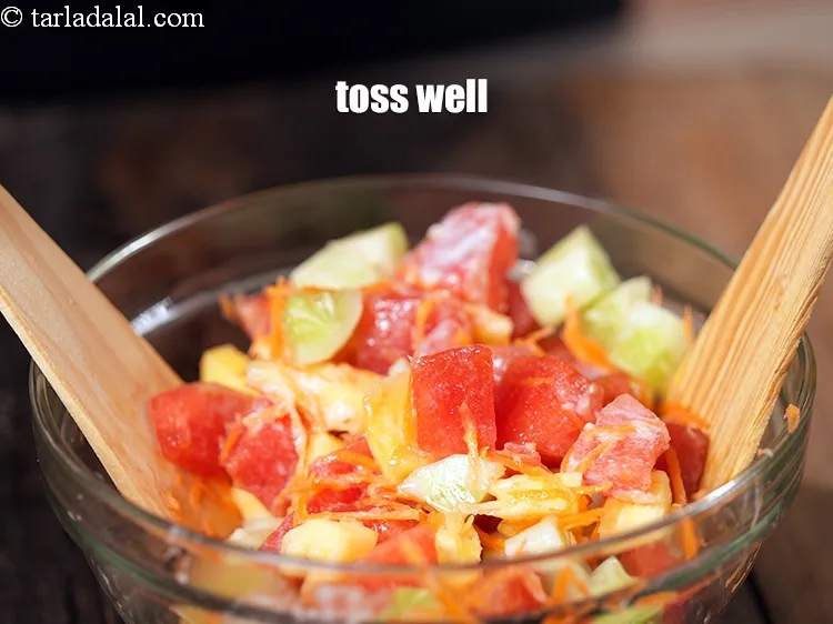 Step 19 – Toss well.