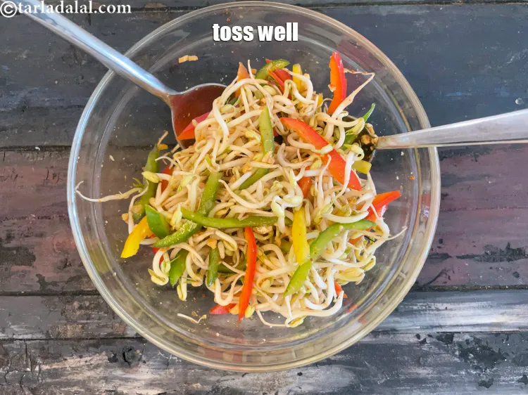 Step 22 – Toss well.