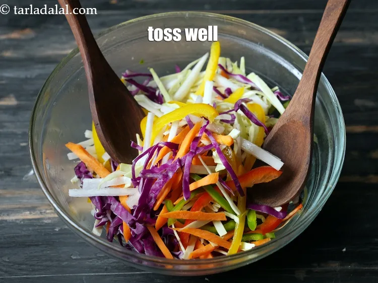 Step 20 – Toss well.&nbsp;