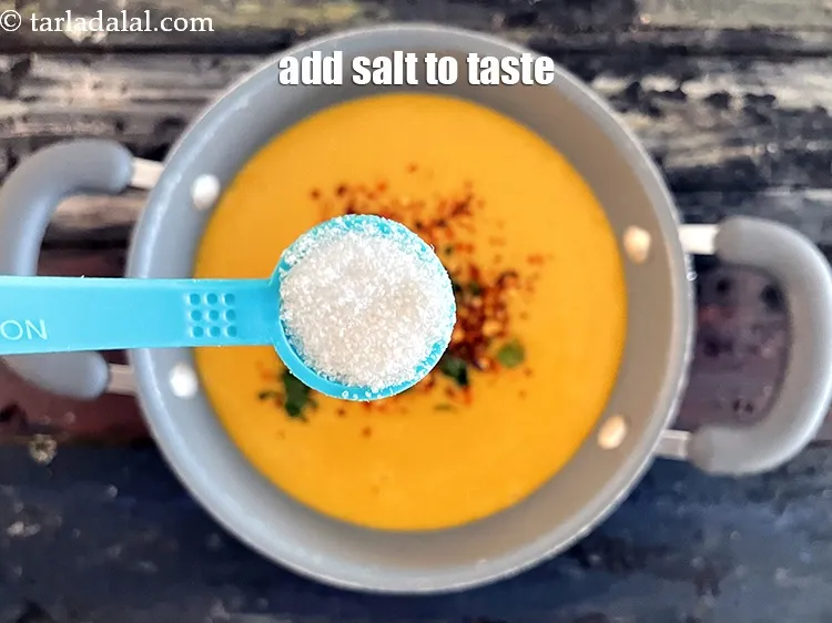 Step 23 – Add salt to taste. We added 1 tsp salt.
