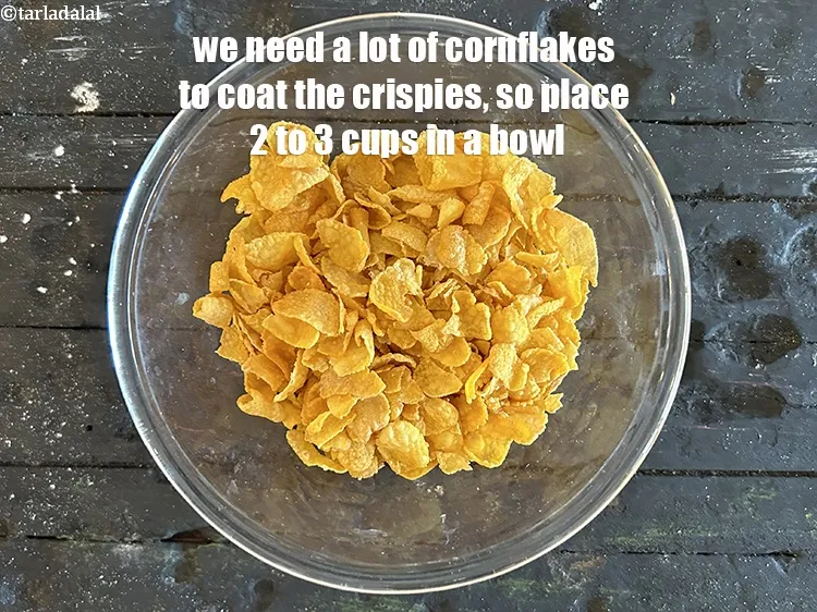 Step 18 – To make <strong>raw banana crispies recipe | raw banana fritters | Jain raw banana nuggets …