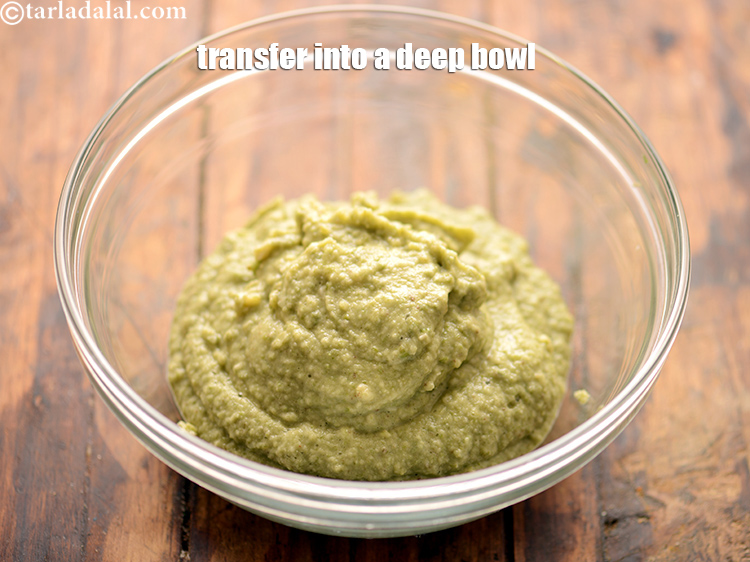 Step 27 – Transfer the mixture into a deep bowl.&nbsp;