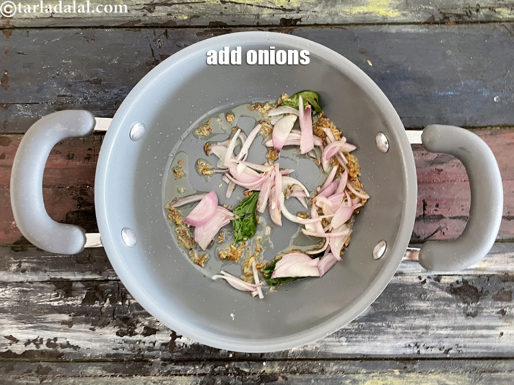 Step 22 – Add&nbsp;<meta charset="UTF-8" />1/4 cup&nbsp;thinly&nbsp;<a href="glossary-sliced-onions-745i">sliced onions</a>.