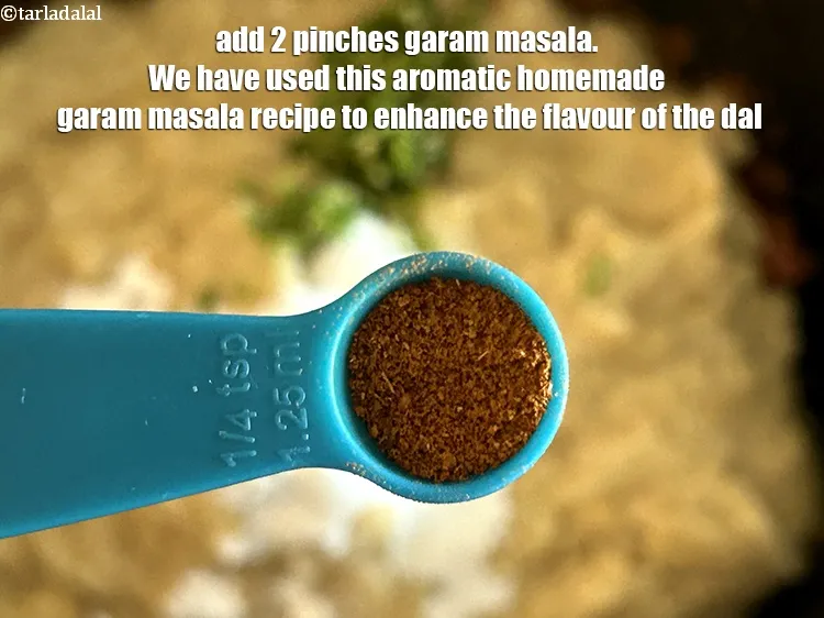 Step 25 – Add <meta charset="UTF-8" />2&nbsp;pinches&nbsp;<a href="glossary-garam-masala-296i">garam masala</a>. We have used this aromatic homemade<a href="https://www.tarladalal.com/Garam-Masala-163r" target="_blank"><strong>&nbsp;garam masala</strong></a>&nbsp;recipe …