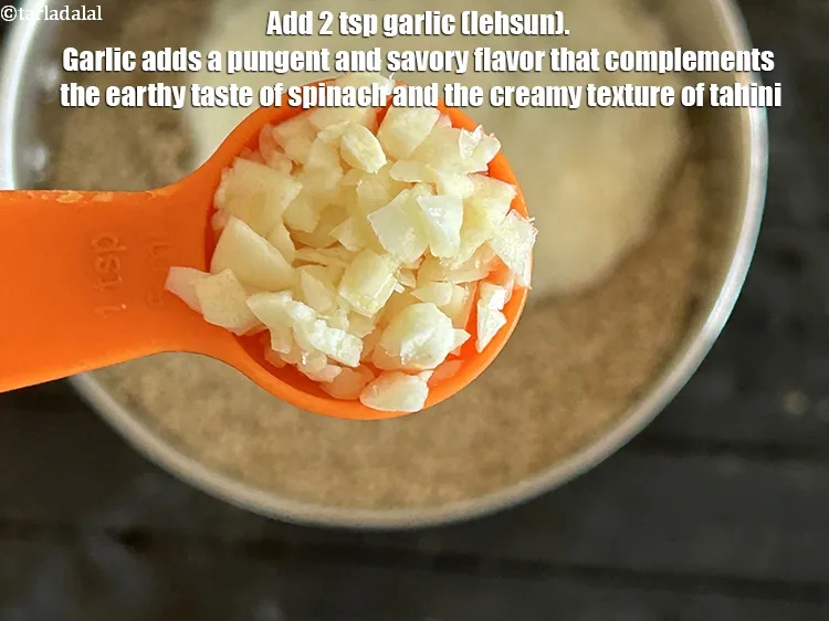 Step 21 – Add&nbsp;<meta charset="UTF-8" />2 tsp&nbsp;<a href="glossary-garlic-lehsun-lahsun-348i">garlic (lehsun)</a>.&nbsp;Garlic adds a pungent and savory flavor that complements the …