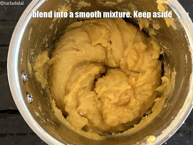 Step 19 – Blend into a smooth mixture. Keep aside.