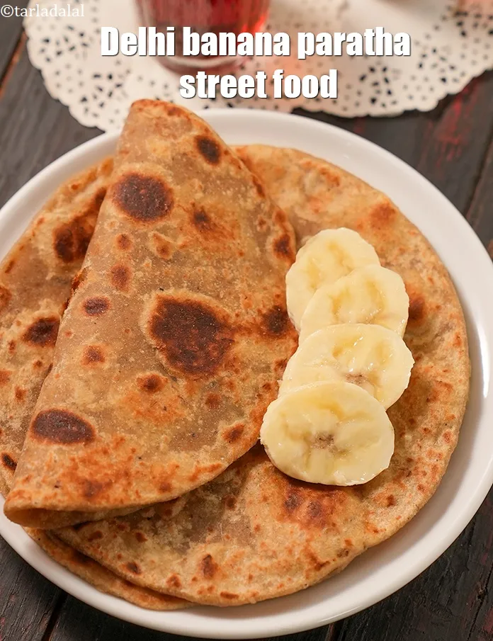 Step 19 – Serve the&nbsp;<strong>banana paratha</strong>&nbsp;immediately.
