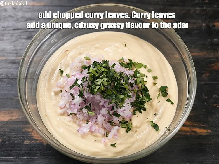 Step 19 – Add 2 tbsp <a href="https://www.tarladalal.com/glossary-chopped-curry-leaves-794i">chopped curry leaves (kadi patta)</a>. Curry leaves add a unique, citrusy …