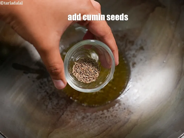 Step 20 – <p>Add ½ tsp cumin seeds.</p>