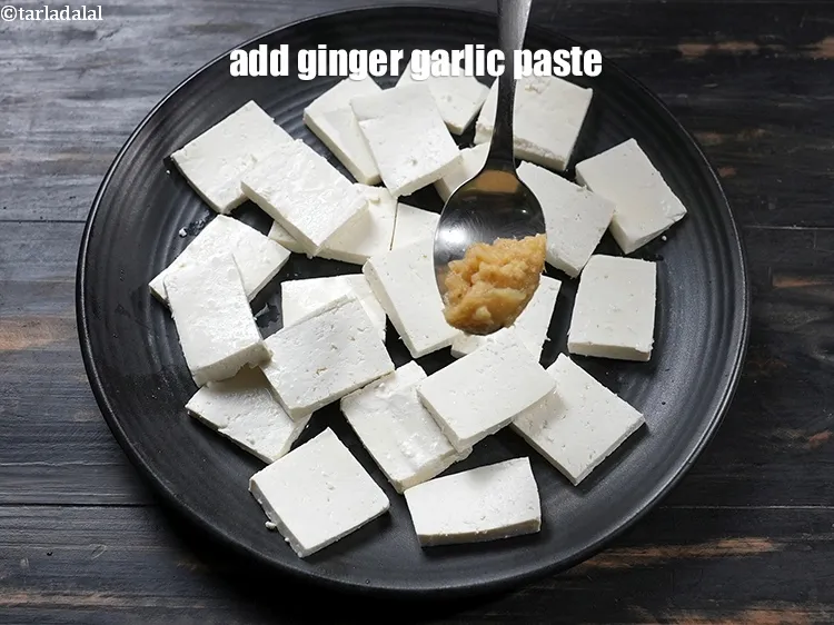 Step 19 – Add 2 tsp <a href="https://www.tarladalal.com/glossary-ginger-adrak-453i">ginger (adrak)</a>&nbsp;<a href="https://www.tarladalal.com/glossary-garlic-paste-lehsun-ki-paste-lahsun-ki-paste-350i">garlic (lehsun) paste</a>.