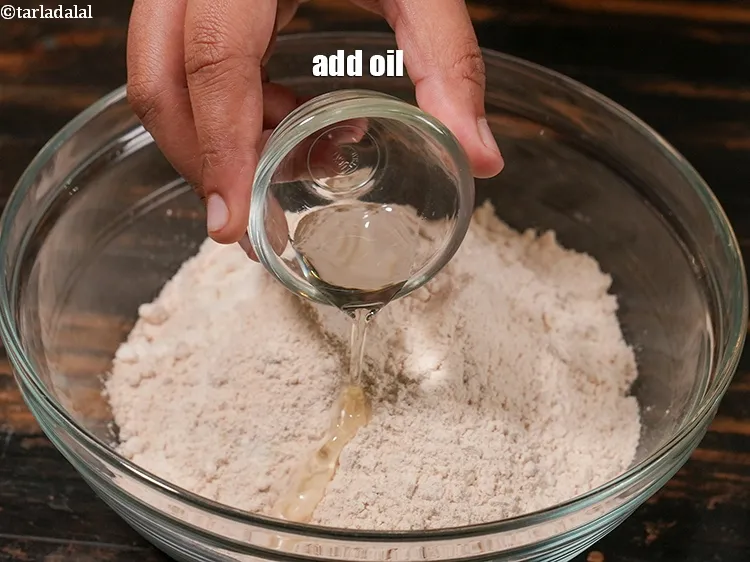 Step 19 – Add 1 tsp oil.