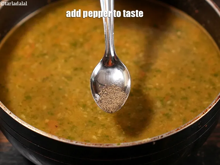 Step 19 – Add pepper to taste.