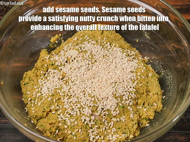 Step 19 – Add 1 tbsp <a href="https://www.tarladalal.com/glossary-sesame-seeds-til-gingelly-seeds-612i">sesame seeds (til)</a>. Sesame seeds provide a satisfying nutty crunch when …