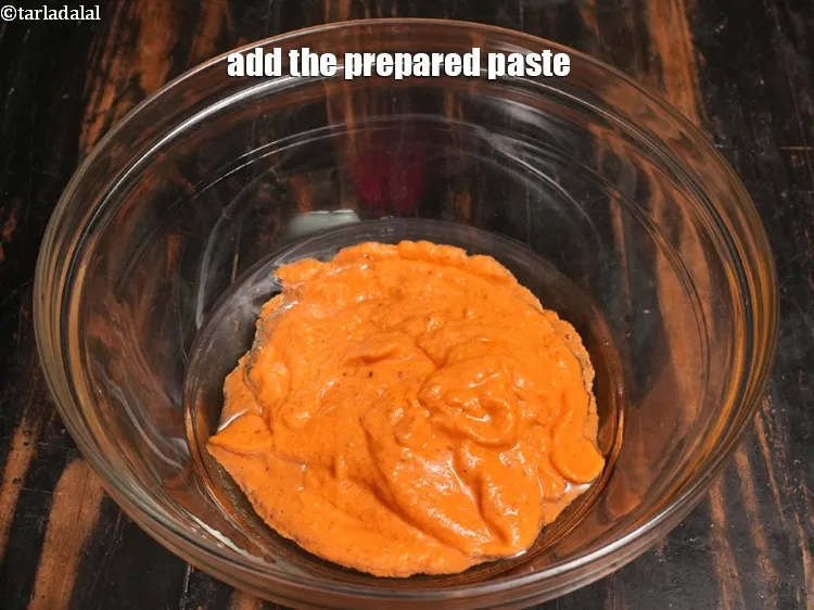 Step 19 – Add the prepared paste.
