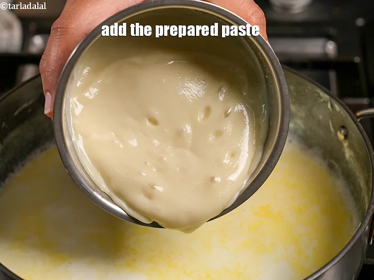 Step 19 – Add the prepared paste.