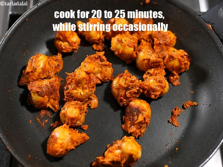 Step 19 – Cook on medium flame for 20 to 25 minutes, while stirring occasionally until all the …