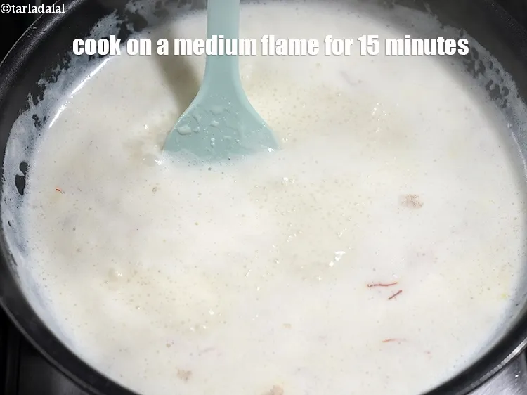 Step 19 – Mix well and cook on a medium flame for 15 minutes, while stirring occasionally and …
