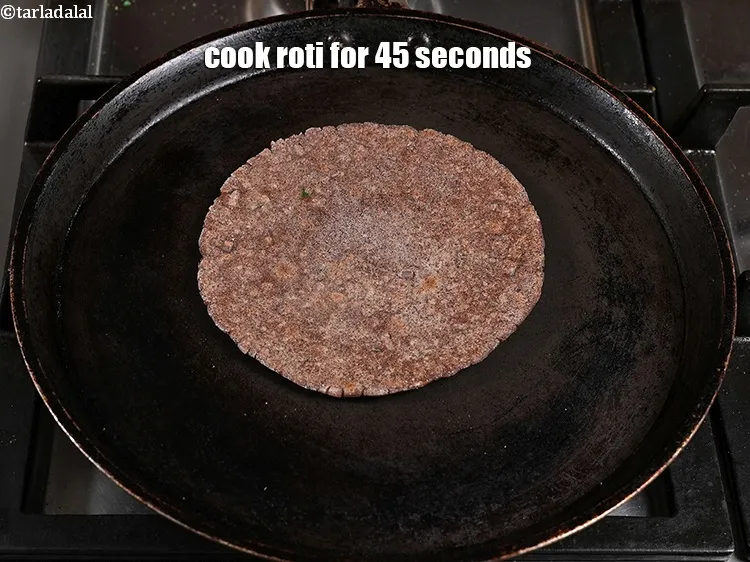 Step 21 – Cook roti for 45 seconds.