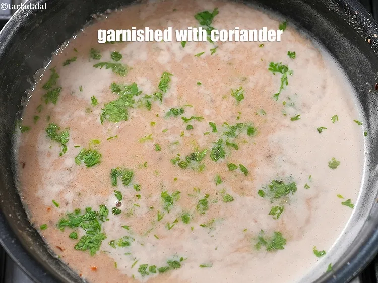 Step 19 – Garnished with coriander.