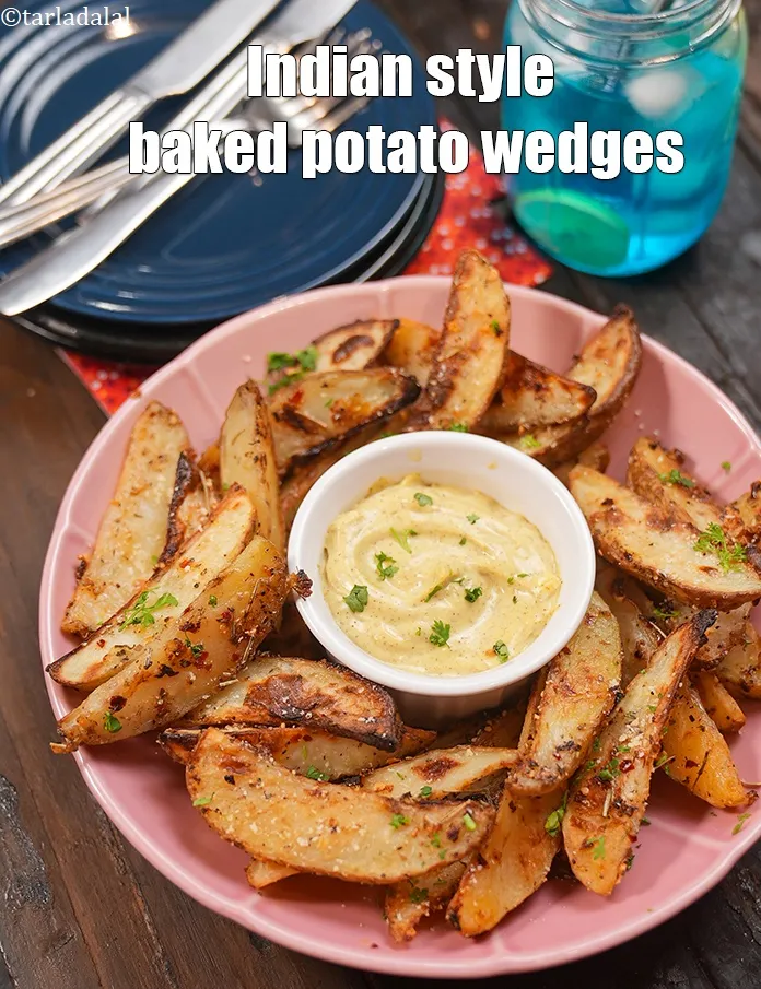 स्टेप 19 – <strong>बेक्ड आलू वेजेज रेसिपी&nbsp;|&nbsp;भारतीय स्टाइल बेक्ड आलू वेजेस&nbsp;|&nbsp;क्रिस्पी गार्लिक बेक्ड …