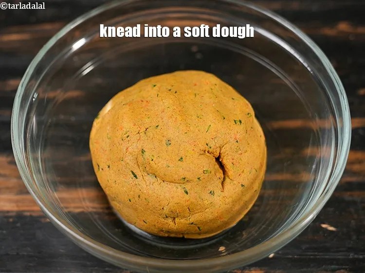 Step 18 – Knead into a soft dough.