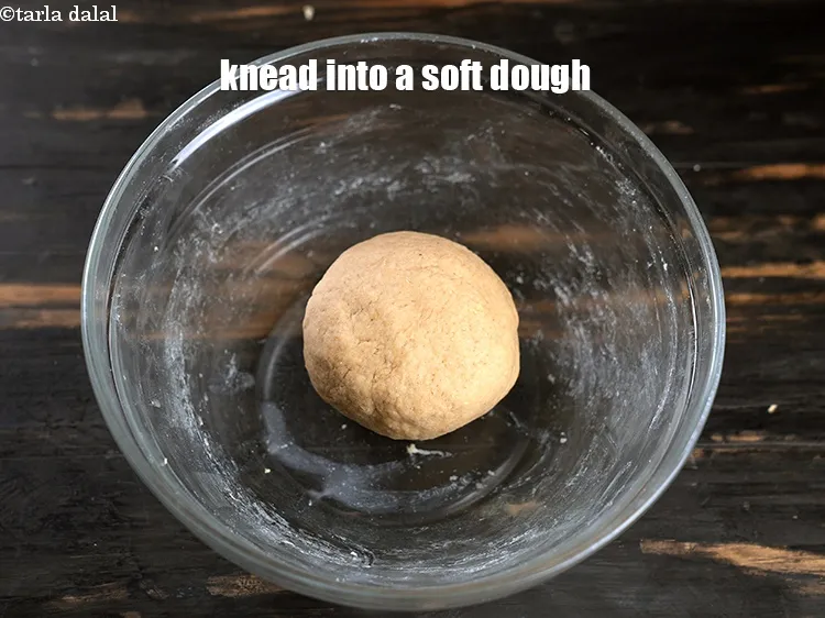 Step 19 – Knead into a soft dough.