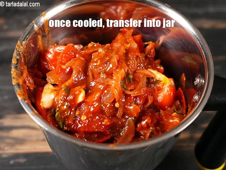 Step 19 – Once cooled, transfer into a mixer jar.