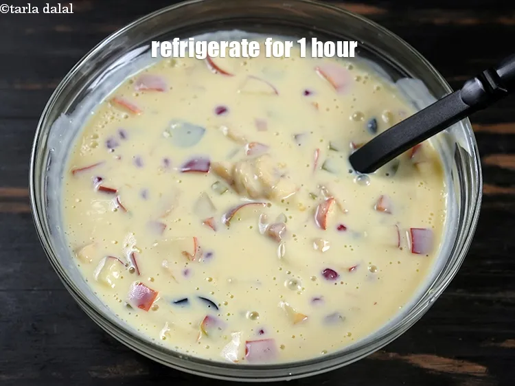 Step 19 – Refrigerate for atleast 1 hour.