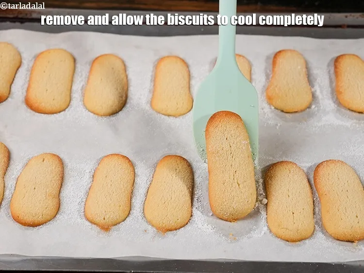 Step 19 – Remove and allow the biscuits to cool completely.