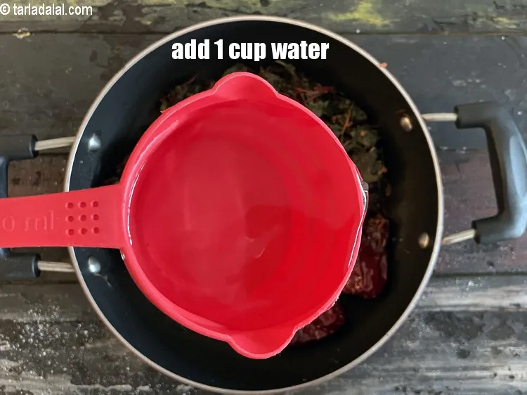 Step 25 – Add 1 cup of water .