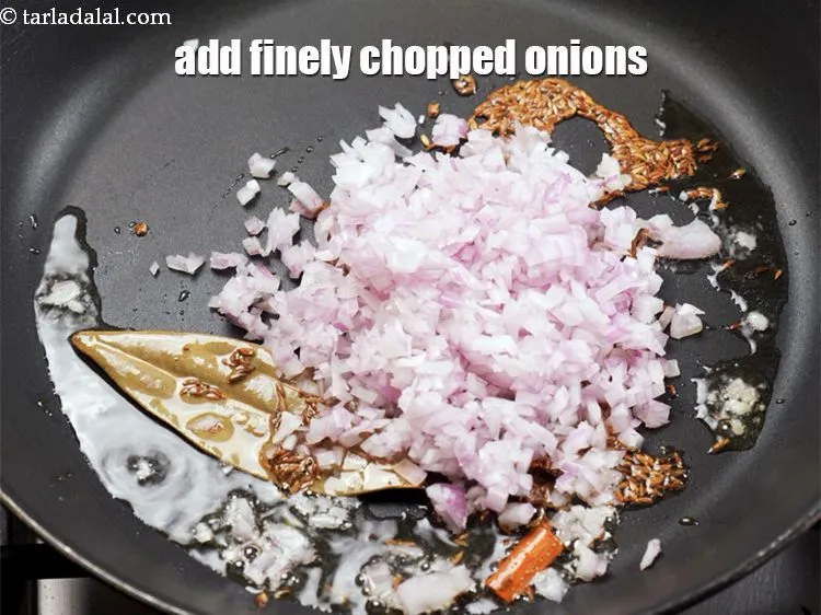 Step 18 – Add &frac12; cup finely chopped onions.&nbsp;