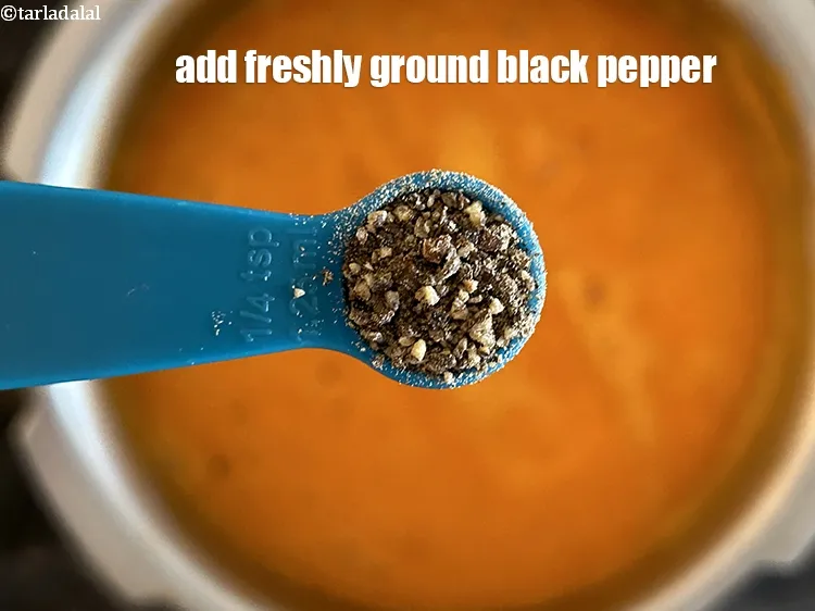 Step 19 – Add&nbsp;<meta charset="UTF-8" />1/4 tsp&nbsp;<a href="glossary-freshly-ground-black-pepper-kalimirch-powder-kali-mirch-ka-powder-567i">freshly ground black pepper (kalimirch)</a>.