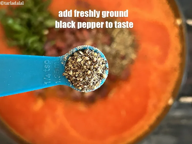 Step 27 – Add freshly ground black pepper to taste.