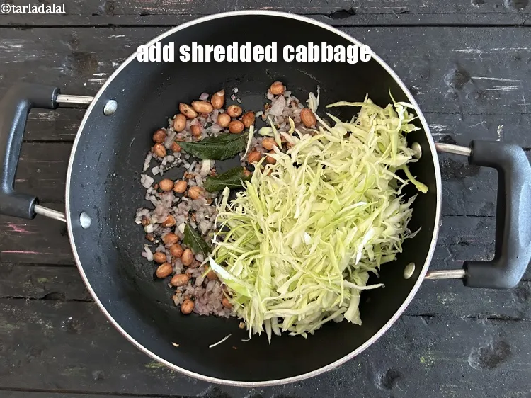 Step 20 – Add&nbsp;<meta charset="UTF-8" />1 1/2 cups&nbsp;<a href="glossary-shredded-cabbage-763i">shredded cabbage</a>.