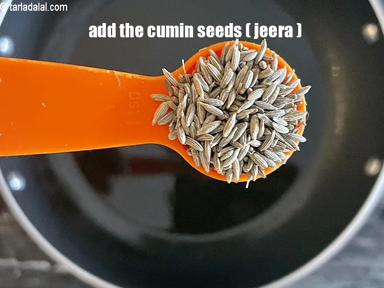 Step 19 – Add&nbsp;<meta charset="UTF-8" /><strong>1&nbsp;tsp</strong>&nbsp;<a href="glossary-cumin-seeds-jeera-zeera-381i">cumin seeds (jeera)</a>.