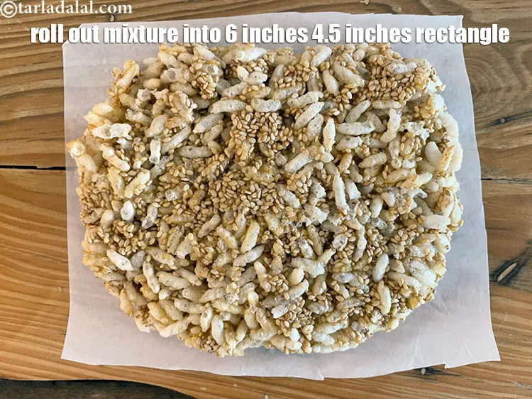 स्टेप 19 – मिश्रण को १५० मिमी x ११२ मिमी (६&quot; x ४ …