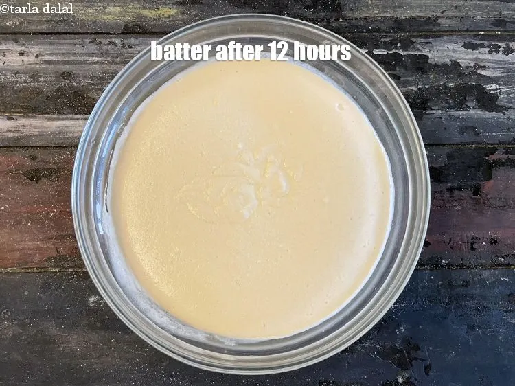 Step 20 – Batter after 12 hours.