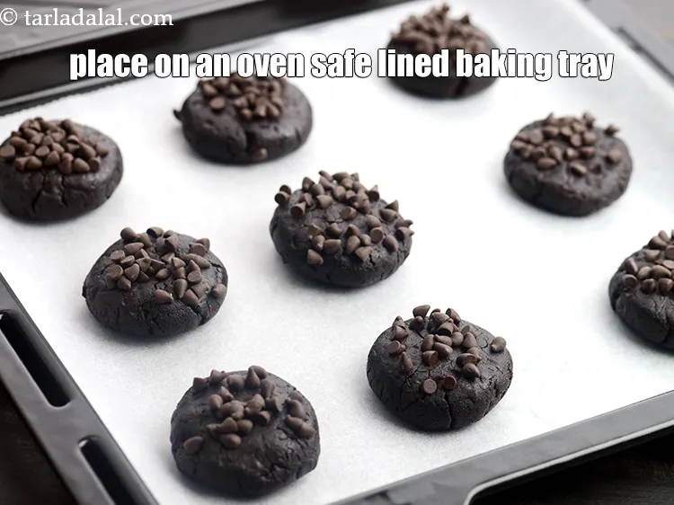 Step 17 – Place them on an oven safe lined baking tray.