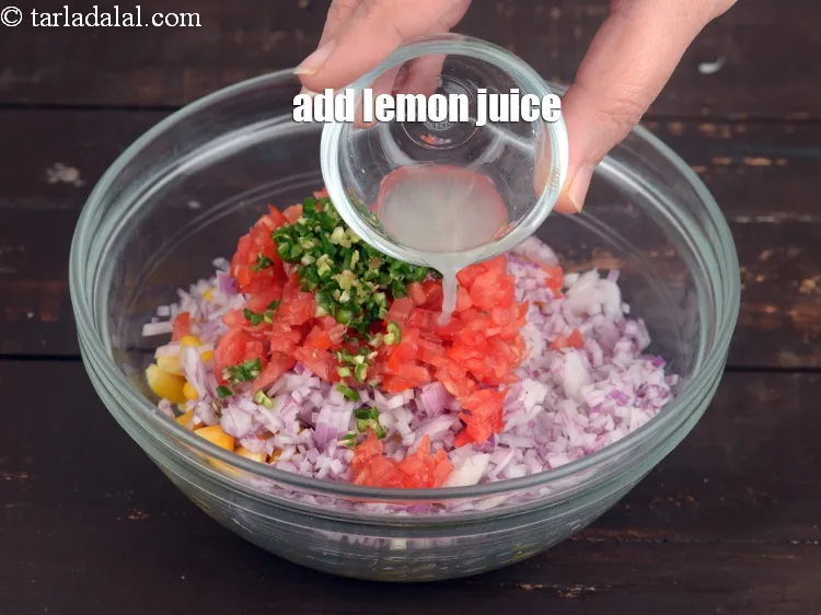 Step 25 – Add 1 1/2 tsp&nbsp;<a href="https://www.tarladalal.com/glossary-lemon-juice-numbi-ka-ras-nimbu-ka-juice-471i">lemon juice</a>.