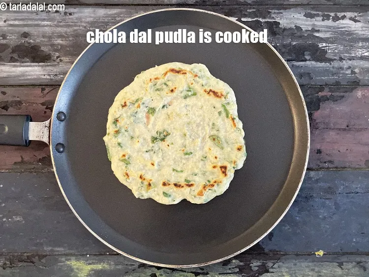 Step 25 – <strong>chola dal pudla | split cow peas methi pancakes | &nbsp;healthy dal methi pancakes |</strong> …