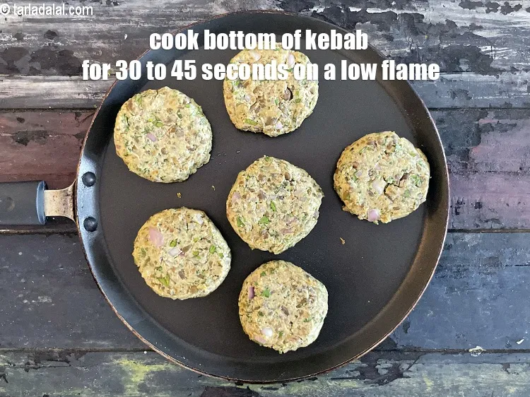 Step 32 – <meta charset="UTF-8" />Cook the bottom of the tikki for 30 to 45 seconds on low …