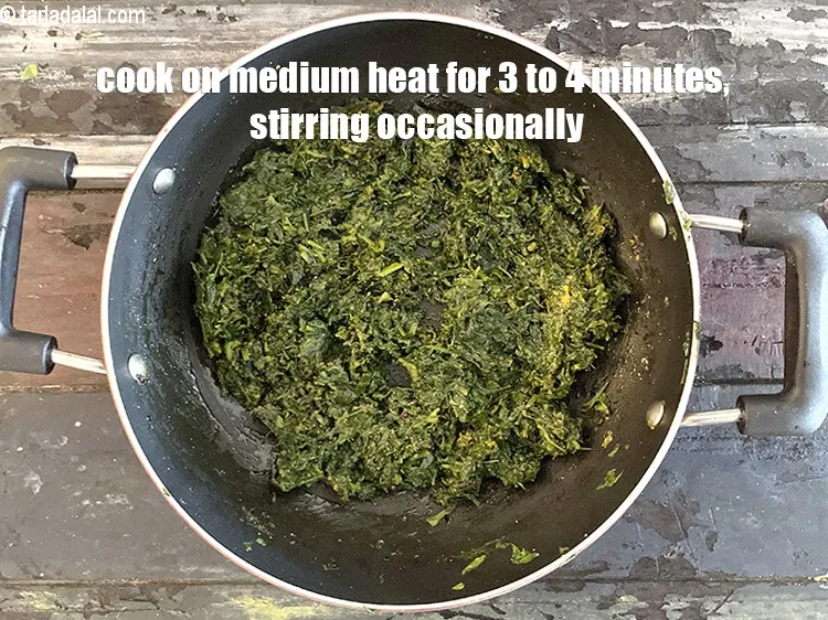 Step 19 – Cook on a medium flame for another 3 to 4 minutes, while stirring occasionally.