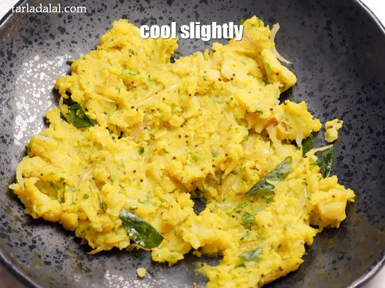 Step 20 – Allow it to cool slightly. Keep aside.